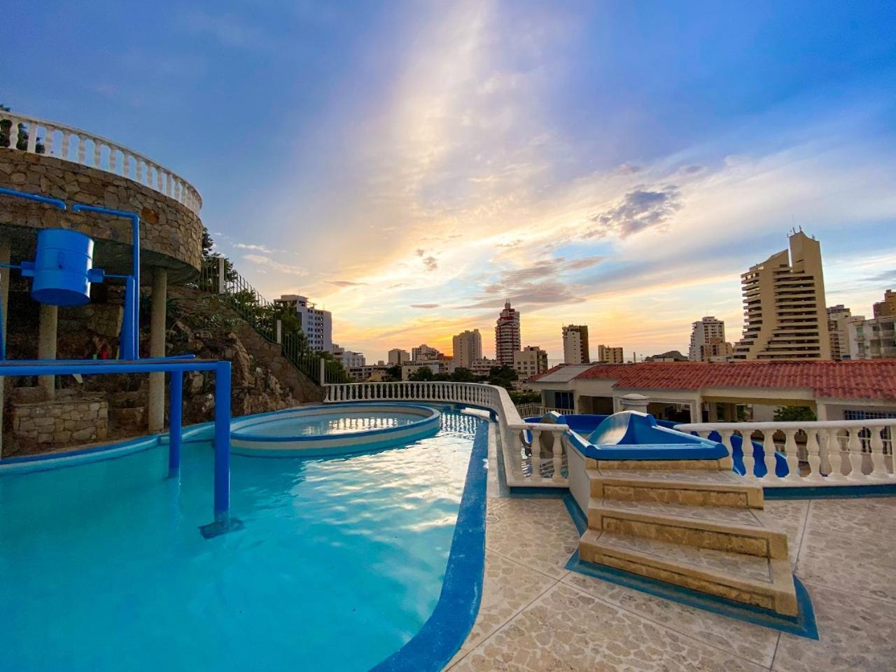Hotel Cabanas Villa Roca, Rodadero Santa Marta  Buitenkant foto
